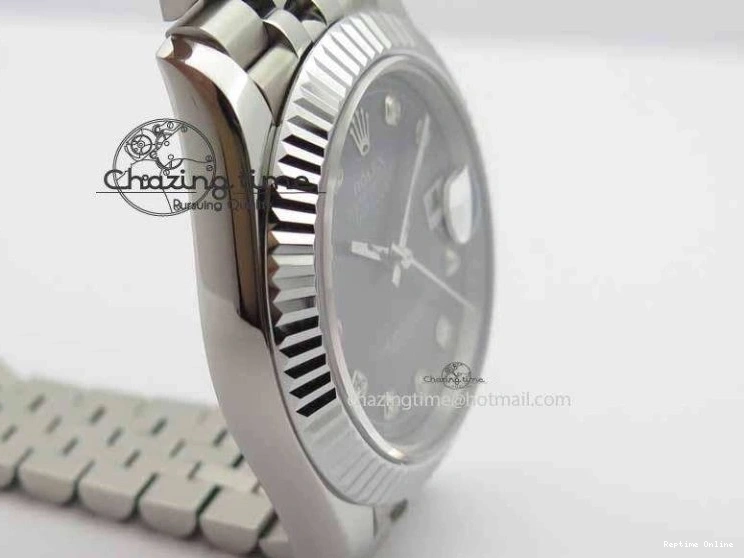 1229 Trendy DateJust II 41mm BP Maker Best Edition Black MOP Diamonds Dial On New Version Jubilee Bracelet A 3622